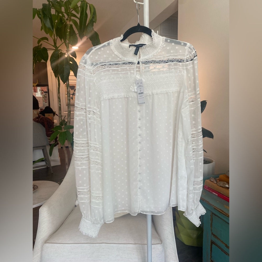 Brand new w/tags, WHBM blouse, size XL